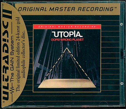 Utopia - Oops! Wrong Planet.    (CD, Album, Reissue, Remastered, 24 Kt Gold Plated)