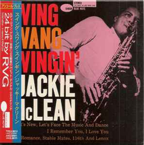 Jackie McLean ‎– Swing, Swang, Swingin'.  ( CD, Album, Limited Edition, Reissue, Remastered, Repress, Paper Sleeve)