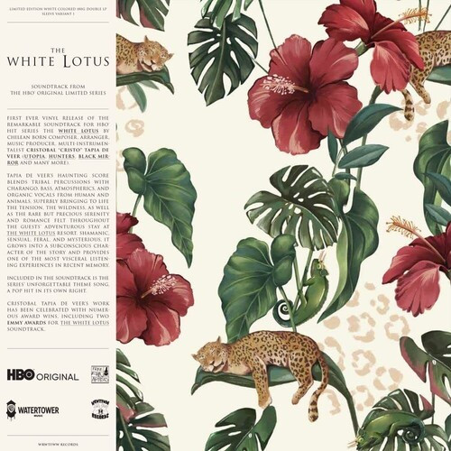 Juan Cristobal Tapia De Veer – The White Lotus (Soundtrack from the HBO® Original Limited Series).   (Vinyl, LP, Album, Limited Edition, Stereo, Hibiscus Sleeve [Variant 1], White)