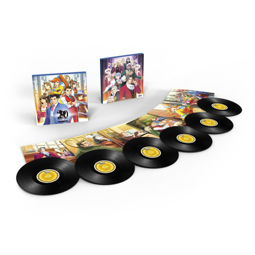 Phoenix Wright: Ace Attorney 20th Anniversary Box Set (6 x Vinyl, LP, Album, Deluxe Edition, Boxset) Contents