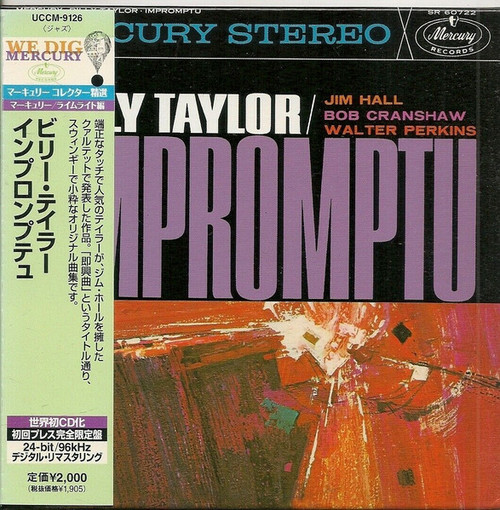 Billy Taylor – Impromptu (CD, Album, Limited Edition, Reissue, Remastered, Paper Sleeve)