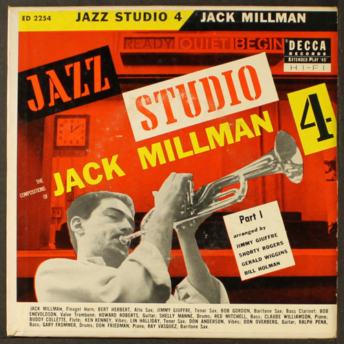 Jack Millman – Jazz Studio 4 (CD, Album, Limited Edition, Reissue, Remastered, Paper Sleeve)