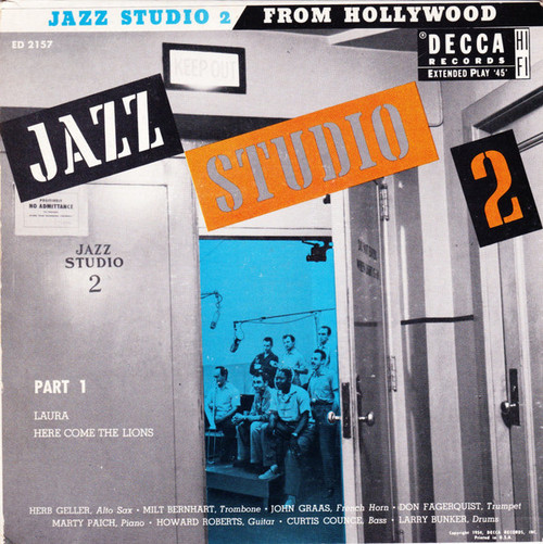 Herb Geller, Milt Bernhart, John Graas, Don Fagerquist, Marty Paich, Howard Roberts, Curtis Counce, Larry Bunker – Jazz Studio 2 From Hollywood (CD, Album, Limited Edition, Reissue, Remastered, Paper Sleeve)