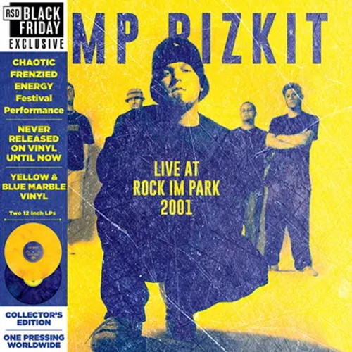 RSD2023 Limp Bizkit – Rock Im Park 2001 (2 x Vinyl, LP, Album, Limited Edition, Yellow & Blue Marble)