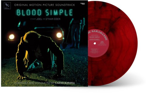 Blood Simple (Original Motion Picture Soundtrack By Carter Burwell) (Vinyl, LP, Album, Limited Edition, Killer Crimson Marbled)