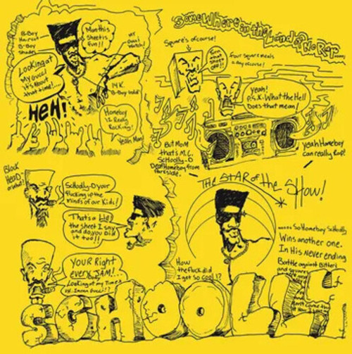 RSD2023BF Schoolly-D – Schoolly-D (Vinyl, LP, Album, Record Store Day, Limited Edition, Reissue, Stereo, Yellow & Black Splatter)