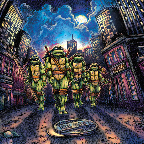 Teenage Mutant Ninja Turtles (Original Motion Picture Soundtrack) (2 x Vinyl, LP, Album, 'Turtle Mask' Splatter, Gatefold, 180g)