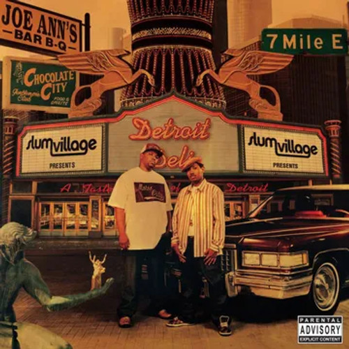 RSD2024 Slum Village – Detroit Deli (A Taste Of Detroit) (Vinyl, LP, Album, Clear/Orange/Green Splatter)