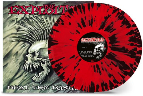 The Exploited – Beat The Bastards (2 x Vinyl, LP, Album, Limited Edition, Transparent Red with Black Splatter)