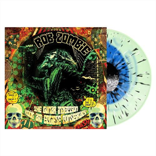 Rob Zombie – The Lunar Injection Kool Aid Eclipse Conspiracy (	 Vinyl, LP, Limited Edition, Stereo, Blue & Green Swirl w/Blue & Black Splatter)