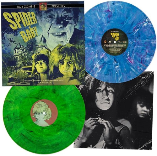 Rob Zombie Presents Spider Baby: Original Motion Picture Soundtrack (2 x Vinyl, LP, Album, 45RPM, Blue & Green Marbled, 180g)