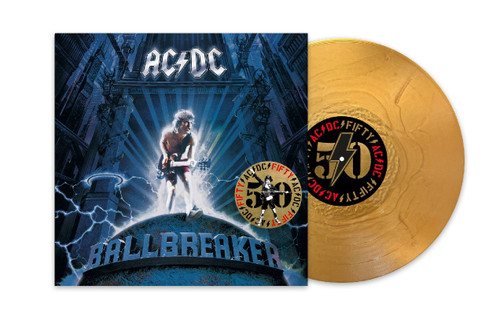 AC/DC – Ballbreaker (Vinyl, LP, Album, Limited Edition, Remastered, Stereo, 180g, Gold, 50th Anniversary Edition)