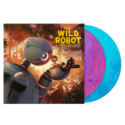 Kris Bowers – The Wild Robot: Original Motion Picture Soundtrack (2 x Vinyl, LP, Album, "Roz" Hand-Poured Blue & Purple)