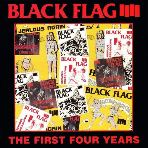 Black Flag – The First Four Years (Vinyl, LP, Compilation)