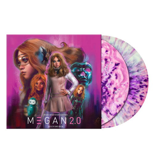 Chris Bacon – M3GAN 2.0: Original Motion Picture Soundtrack (2 x Vinyl, LP, Album, Translucent Pink & White w/ Purple Splatter)