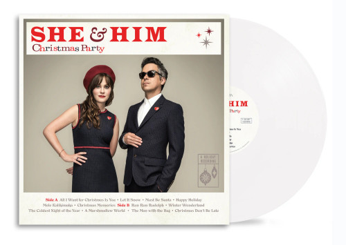 RSDBF2025 She & Him – Christmas Party (Vinyl, LP, Album, Limited Edition, Snowflake White)