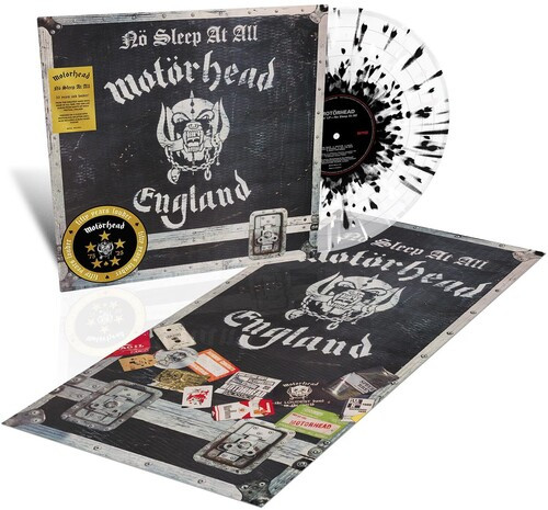 Motörhead – Nö Sleep At All (Vinyl, LP, Album, 50th Anniversary Edition, Clear w/ White/Black Splattered)