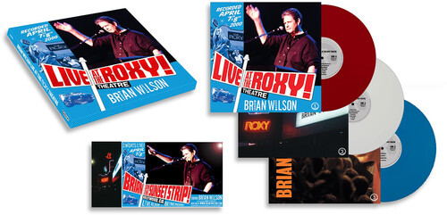 Brian Wilson – Live At The Roxy! Theatre (3 x Vinyl, LP, Album, 25th Anniversary Edition, Red/White/Blue, Box Set)