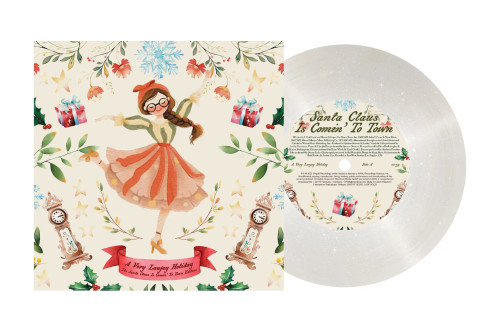 Laufey – A Very Laufey Holiday: The Santa Claus Is Comin' To Town Edition (Vinyl, 7" Single, Limited Edition, "Snow Globe Glitter" White)