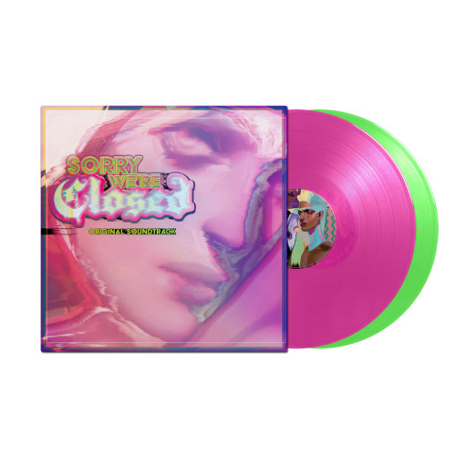 Various – Sorry We're Closed: Original Game Soundtrack (2 x Vinyl, LP, Album, Transparent Neon Pink & Opaque Neon Green)