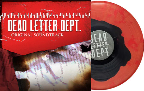Mike Monroe – Dead Letter Dept. Original Game Soundtrack (Vinyl, LP, Album, Crimson Red w/ Black & Red Splatter)