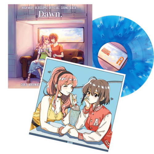 Jake Abernathie / Able Kirby / Bagman – Highway Blossoms: Dawn (Vinyl, LP, Album, Blue Swirl)