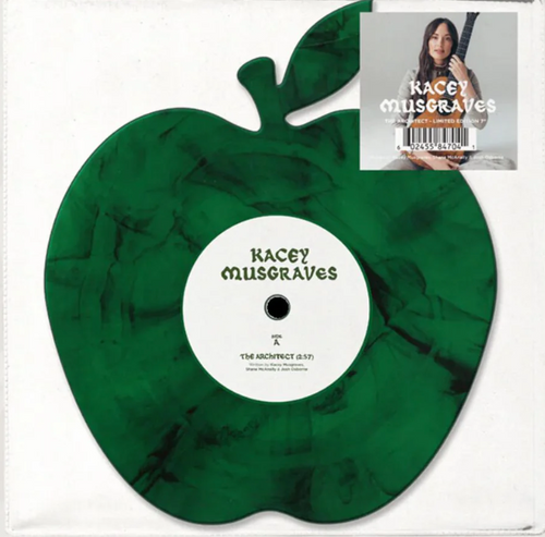 Kacey Musgraves, The Architect, Vinyl, 7", 45 RPM, Shape, Single, Limited Edition, Green Translucent, Apple-Shaped