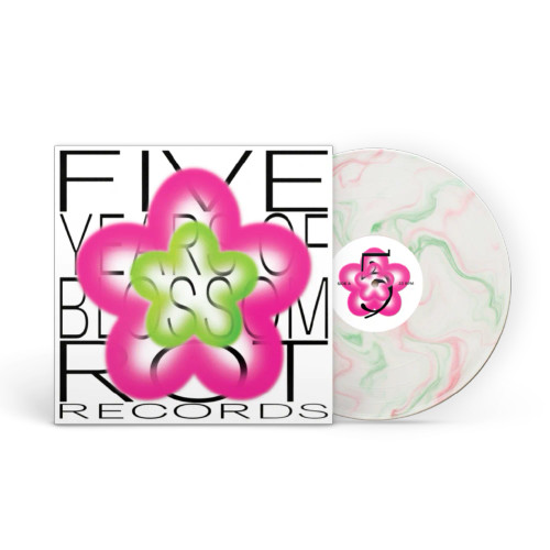 Various – Blossom Rot Records: 5th Birthday Compilation (Vinyl, LP, Compilation, Limited Edition, Numbered, White/Green/Pink Marble)