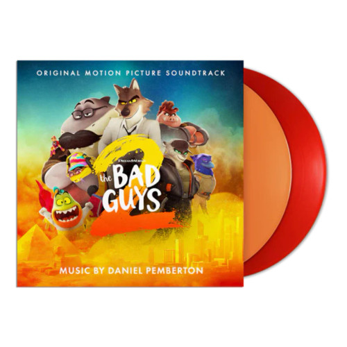 Daniel Pemberton – The Bad Guys 2: Original Motion Picture Soundtrack (2 x Vinyl, LP, Album, Transparent Orange & Red)