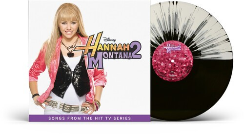 Hannah Montana – Hannah Montana 2: Songs From The Hit TV Series (Vinyl, LP, Album, Black & White Splatter)