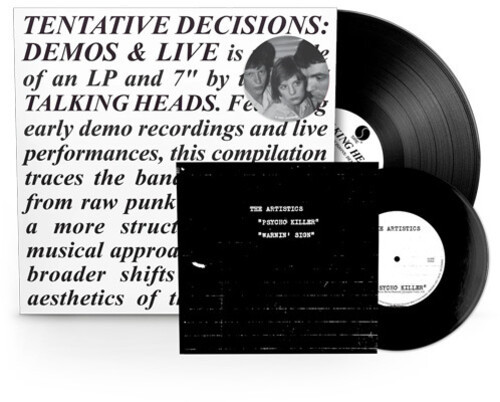 Talking Heads – Tentative Decisions: Demos & Live (Vinyl, LP, Compilation, Bonus 7")