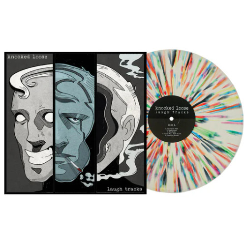 Knocked Loose ‎– Laugh Tracks (Vinyl, LP, Album, Limited Edition, Bone w/ Rainbow Splatter)