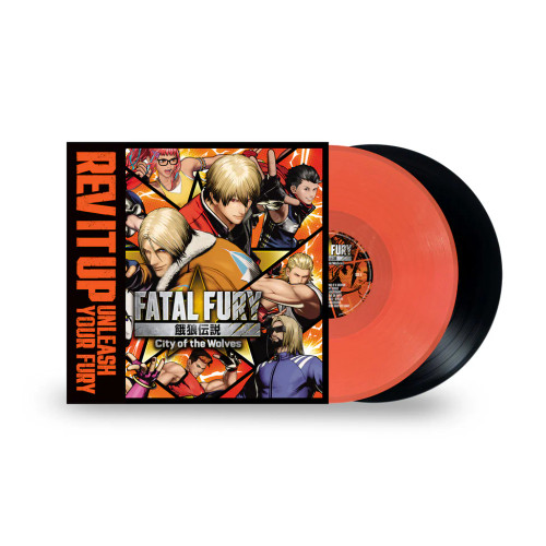 Various – Fatal Fury: City Of The Wolves - Original Video Game Soundtrack (2 x Vinyl, LP, Album, Orange & Black)