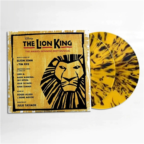 Various – The Lion King: Original Broadway Cast Recording (2 x Vinyl, LP, Album, 45RPM, Limited Edition, Gold and Black Splatter)