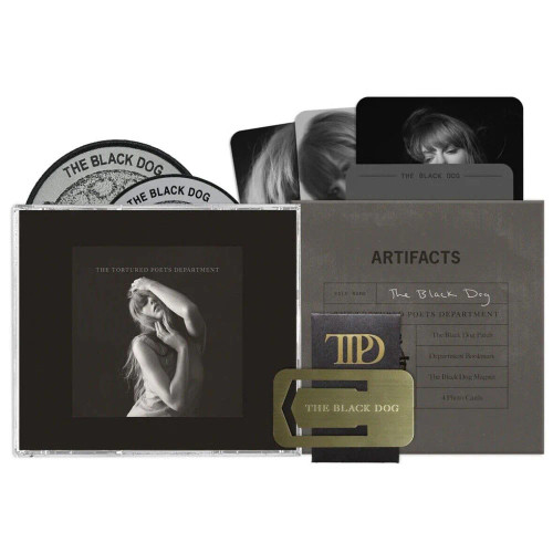 Taylor Swift – The Tortured Poets Department (CD, Album, Deluxe Edition, “The Black Dog” Collector's Edition)