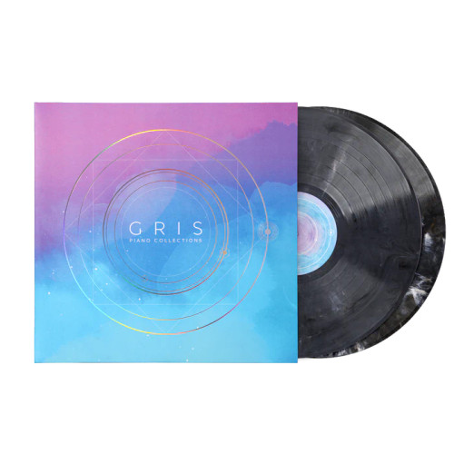 David Peacock & Augustine Mayuga Gonzales – Gris Piano Collections (2 x Vinyl, LP, Album, Limited Edition, Black & White Marble)