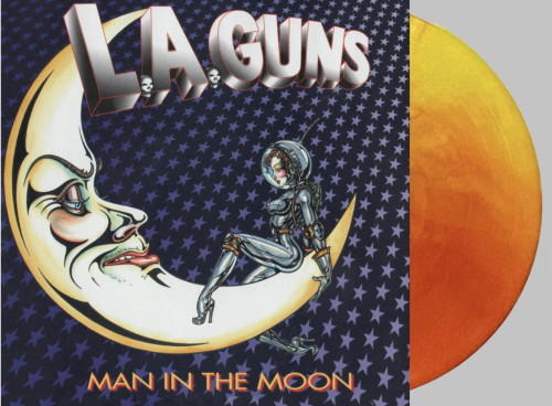 L.A. Guns – Man In The Moon (Vinyl, LP, Album, 25th Anniversary Edition, Hand-Poured Solar Flare)