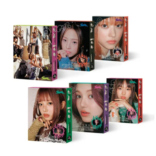NewJeans – OMG (CD, Single, Message Card Version, Random Cover, Box Set)
