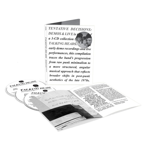 Talking Heads – Tentative Decisions: Demos & Live (3 x CD, Compilation, Digipak)
