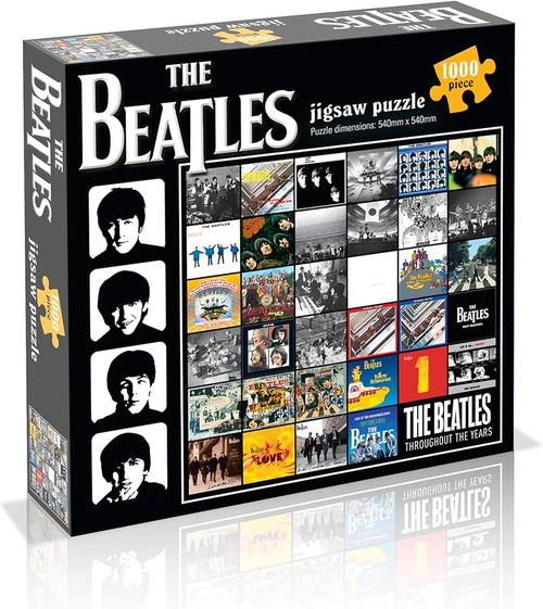 The Beatles Album Collage 1000 Piece Jigsaw Puzzle