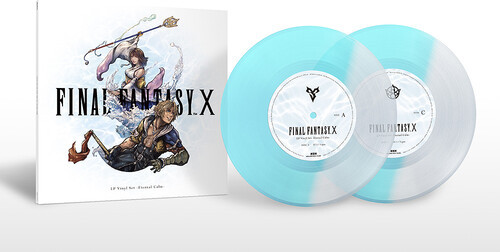 Various – Final Fantasy X: Eternal Calm (2 x Vinyl, LP, Album, Limited Edition, Blue/Clear Split)