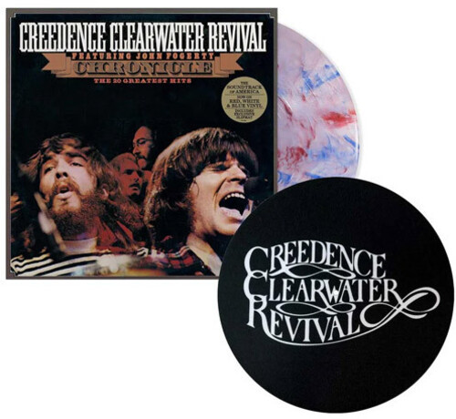 Creedence Clearwater Revival, John Fogerty, Chronicle, The 20 Greatest Hits, 2 x Vinyl, LP, Album, Red White and Blue Vinyl, Exclusive Slipmat