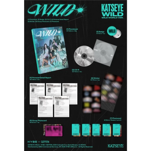Katseye – WILD (CD, EP, Wild World Version)