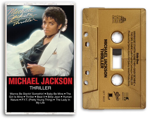 Michael Jackson – Thriller (Cassette, Gold Metallic)
