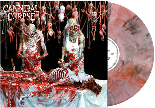 Cannibal Corpse–Butchered At Birth (Vinyl, LP, Album, 35th Anniversary Red & Black Smoke Vinyl)