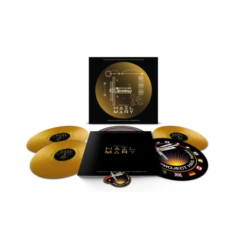 Daniel Pemberton – Project Hail Mary: The Complete Original Soundtrack (4 x Vinyl, LP, Album, Gold, Zoetrope Picture Disc, Box Set)