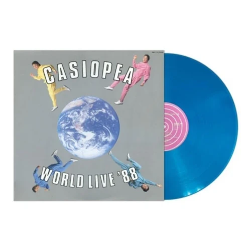 Casiopea – World Live '88 (2 x Vinyl, LP, Album, Remastered, Clear Sky Blue)