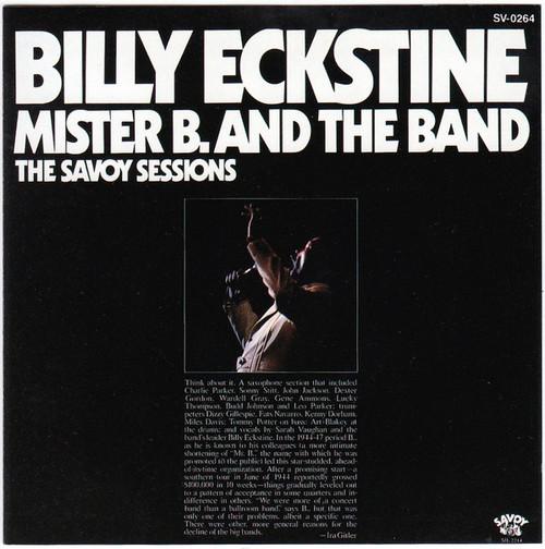 Billy Eckstine ‎– Mister B. And The Band, Used, CD, Album, Japan