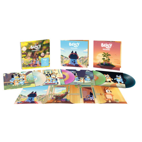 Bluey – The Bluey Album Box Set (4 x Vinyl, LP, Compilation, Coloured, Box Set)