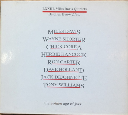 Miles Davis, Bitches Brew Live, Used, CD, Album, unofficial